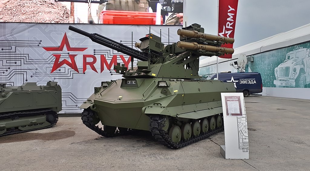 Uran-9 Russian Tracked Unmanned Ground Vehicle (UGV) (B)